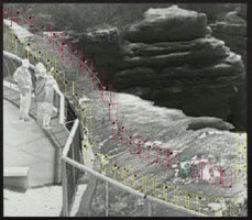 Gap Park VMD zones. Two virtual fence-lines enable reliable automatic detection of anyone in the danger zone.